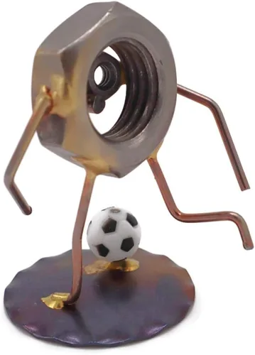 Miniatura 3 de Figura de arte de metal coleccionable hecha a mano, accesorios de escritorio, trofeo, regalo de jefe, decoración de oficina en casa