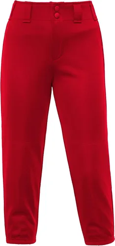 Miniatura 2 de Stelle Pantalones de sóftbol para niñas, pantalones de béisbol para jóvenes, pantalones de lanzamiento rápido con bolsillos, camiseta para niños