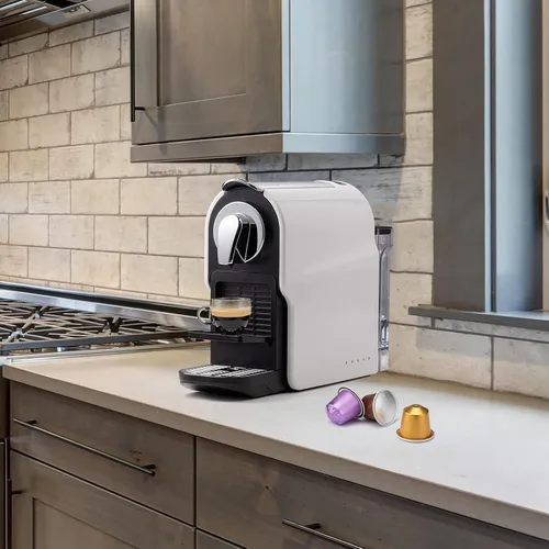 Miniatura 7 de beanglass Mini máquina de café expreso compatible con cápsulas NS Original Line, cafetera compacta de cápsulas con bomba de alta presión de 20