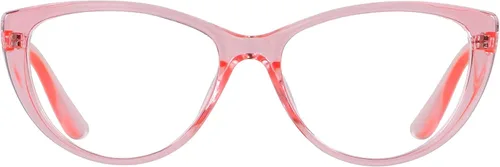 Miniatura 9 de ANDWOOD Gafas de bloqueo de luz azul para mujer, bloqueo de luz azul, para computadora, ojo de gato, transparente, montura AR003 Cateye Crystal