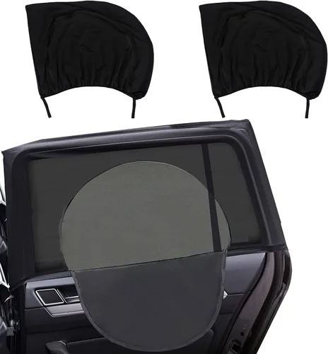 Miniatura 7 de Parasol universal para ventana lateral de coche, 2 unidades, cubierta de parasol para ventana delantera de automóvil (49.2 x 20.5 in)