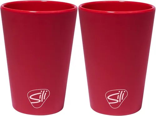 Miniatura 26 de Silipint Vaso de pinta de cerveza de silicona Irrompible, reutilizable y durable Vasos de silicona irrompibles de 450 ml / 16 onzas para fiestas