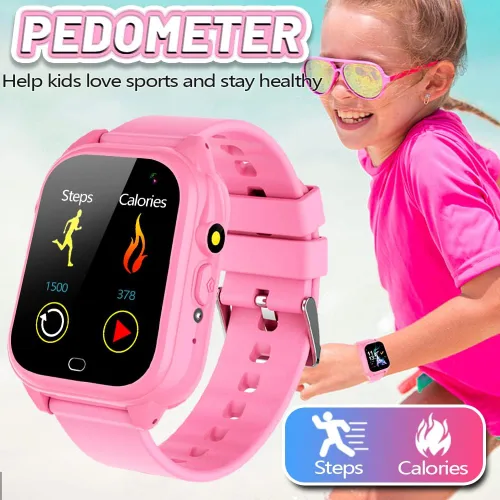 Miniatura 6 de OVV Reloj inteligente impermeable para niños y niñas de 3 a 12 años de edad, sistemas de aprendizaje, juguetes con 26 juegos, pantalla táctil HD