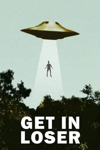 Póster divertido de extraterrestre de OVNI laminado, abducción, meterse en perdedor, arte de pared de borrado en seco, 16 x 24 pulgadas