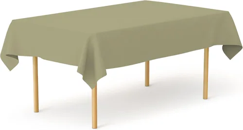 Miniatura 80 de Pomp Mantel Premium de Poliéster de 60" x 84" en Color Amarillo Plátano Tela Fácil de Cuidar, Resistente a Arrugas y Manchas Para Mesa Banana