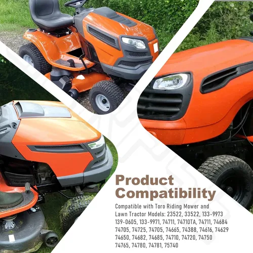 Miniatura 7 de 120-4206 Junta de tapa de válvula compatible con cortacésped Exmark Toro TimeCutter, compatible con modelos 74616, 74629, 74621, 127-9358