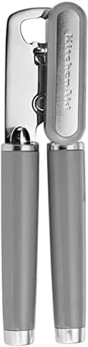 Miniatura 9 de KitchenAid - Abrelatas multifunción clásico y abrebotellas de fácil uso, rueda de corte de acero inoxidable ultra afilada, mangos ergonómicos Negro