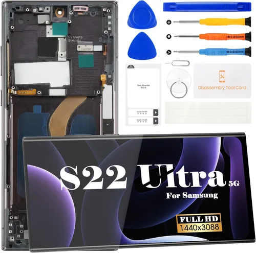 OLED para S22 Ultra 5G Pantalla Reemplazo para Samsung Galaxy S22 Ultra 5G LCD para Samsung S22 Ultra 5G Pantalla SM-S908 SM-S908B Digitalizador
