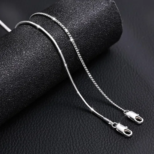 Miniatura 7 de Moodear Christmas Gifts Stackable Bracelets for Men - Dainty Silver Cuban Link Stackable Snake Chain Stainless Steel Bracelets Trendy Jewelry Gift