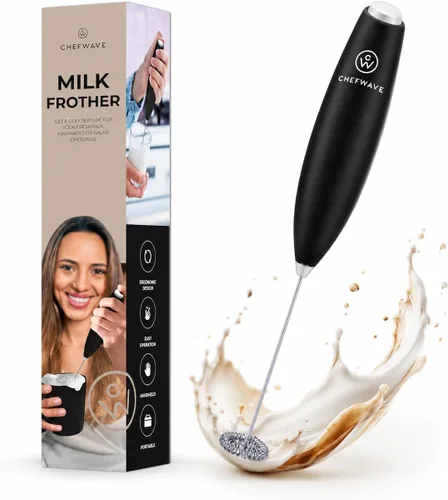 ChefWave Espumador de leche portátil (negro)