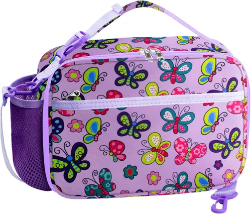 Miniatura 20 de RLGPBON Lonchera para Niños, Lonchera con Aislamiento Térmico para Niños y Niñas, Bonita Bolsa de Almuerzo y Lonchera Reutilizable para Niños