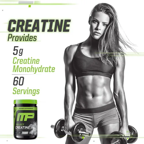 Miniatura 6 de MusclePharm Monohidrato de creatina en polvo, constructor muscular preentrenamiento y suplemento de recuperación muscular después del entrenamiento