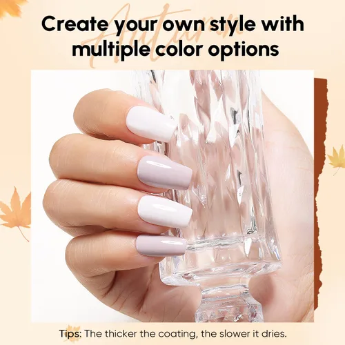 Miniatura 4 de AIMEILI Juego de esmaltes de uñas de gel nude – 12 colores sin hema, gelatina neutra, rosa, blanco lechoso, efecto transparente, manicura