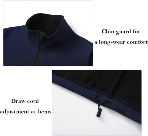 Miniatura 8 de Msmsse Chaleco ligero para hombre, con cuello alto, sin mangas, para senderismo, correr, golf