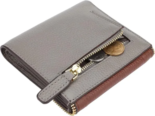 Miniatura 3 de Lavemi Ultra Thin Small Compact Leather Womens Girls Wallets RFID Blocking Credit Card Holder for Women