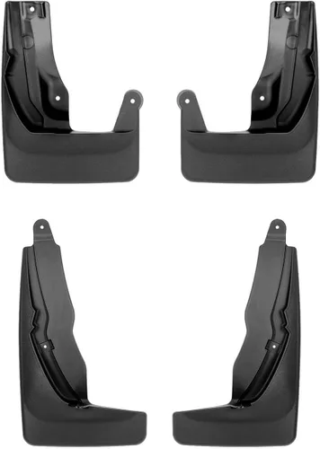 WeatherTech Guardabarros personalizado sin taladrar para Honda CR-V Hybrid, CR-V - Juego delantero y trasero (110160-120160), color negro
