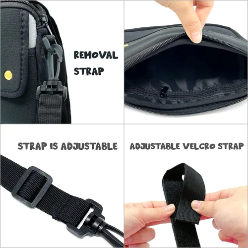 Miniatura 4 de allydrew Bolsa impermeable para bicicleta, bolsa de almacenamiento para manillar de ciclismo para herramientas y accesorios