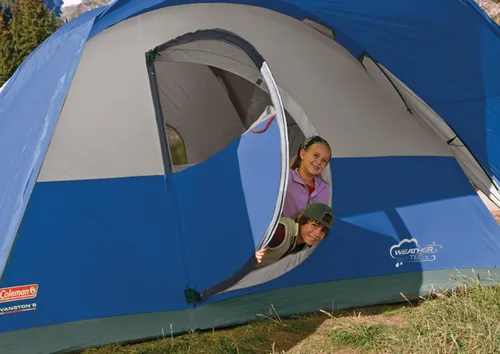 Miniatura 7 de Coleman Montana Camping Tent with Rainfly, Weatherproof Family Tent Sets Up in 15 Mins, Fits Multiple Airbeds
