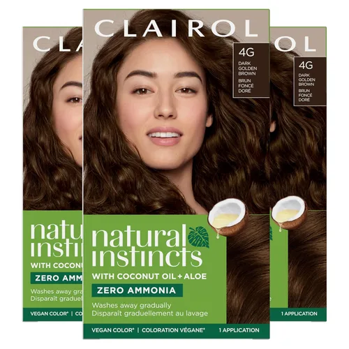 Miniatura 19 de Clairol Natural Instincts - Tinte semipermanente para el cabello, color negro azul 2BB, paquete de 1 unidad 2BB Azul Negro