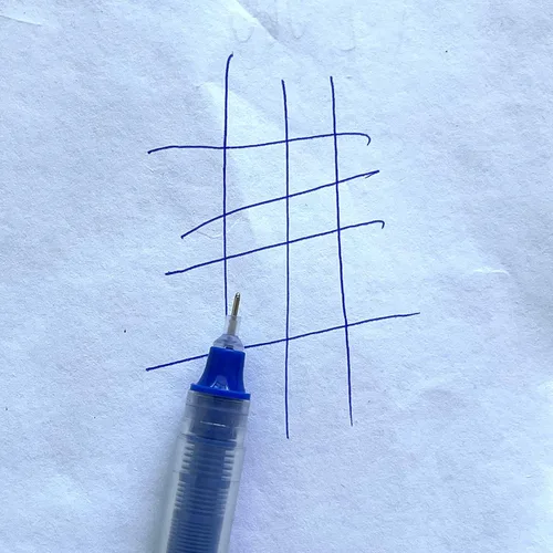 Miniatura 6 de sencoo Paquete de 10 bolígrafos azules de punta extrafina de tinta líquida, de secado rápido, para estudiantes en casa, oficina, escuela
