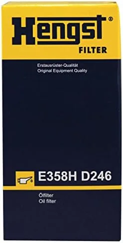 Miniatura 2 de Hengst Filtro de aceite E358H D246 Audi A1 A3 A4 A5 A6 A7 Q3 Q5 TT MAGOTAN PORSCHE MACAN SEAT ALHAMBRA IBIZA V LEON OCTAVIA VOLKSWAGEN BEETLE GOLF