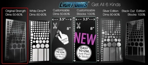 Miniatura 7 de LightDims Original Strength calcomanías oscurecedoras de luz