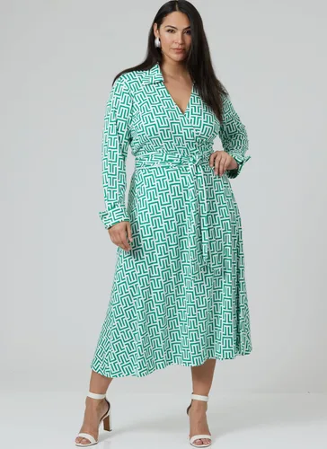 Miniatura 5 de Vogue DVF V2000H5 Paquete de patrones de costura para vestido cruzado de mujer por Diane Von Furstenberg, código de diseño V2000, tallas 6-8-10-12-14