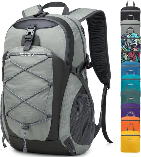 Miniatura 11 de Mochila de senderismo impermeable de 40 L, mochila deportiva al aire libre, mochila de campamento para hombres y mujeres
