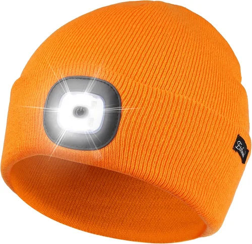 Miniatura 15 de Etsfmoa Gorro unisex con la luz, regalos para hombres, papá, padre, gorras recargables por USB