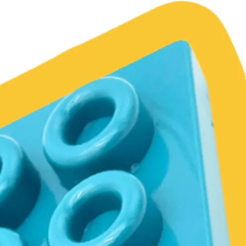 Miniatura 4 de Zócalo de una sola pieza, 48 nódulos para apilar, jugar y construir, bloques de construcción compatibles, bloques se venden por separado