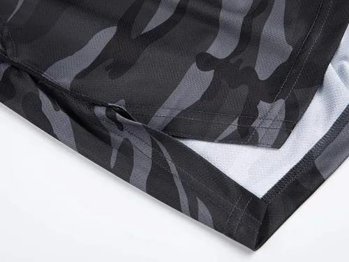 Miniatura 7 de FLYFIREFLY Pantalones cortos de entrenamiento de gimnasio para hombre, ligeros, atléticos, pantalones cortos para entrenamiento de culturismo