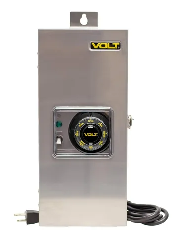 Miniatura 6 de VOLT Transformador de bajo voltaje de línea delgada de 300W (12V/15V) con temporizador/fotocélula para iluminación de paisaje LED