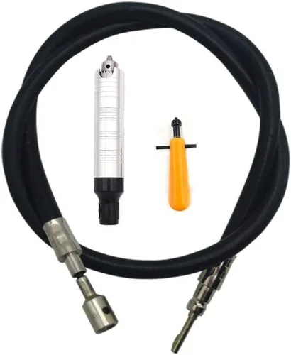 Miniatura 6 de Amoladora de eje flexible Carver Herramienta giratoria para tallar Herramientas multifunción para trabajar el metal, control de pedal de pie, 30