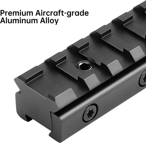 Miniatura 7 de Bontok 11mm Dovetail to 21mm Upgraded Build-in Locking Screws Picatinny Rail Low Profile Scope Mount Converter Base 3/8" to 7/8" Converter