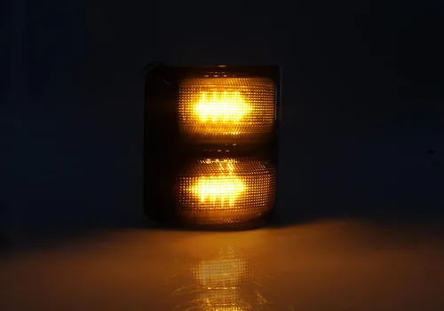Miniatura 4 de Luces LED para espejos laterales ahumados negros para Ford F-250 F-350 F-450 2008-2016, luz de giro y luz de circulación ámbar, IP67 Impermeable