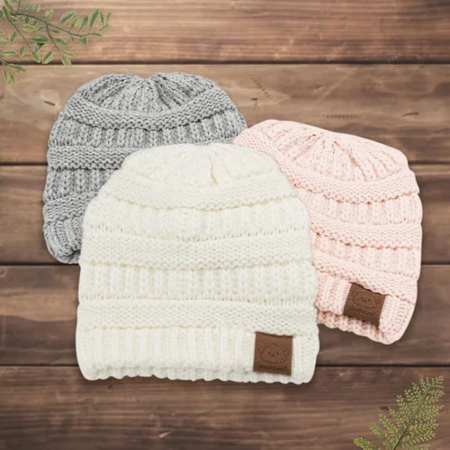 Miniatura 9 de KeaBabies 3-Pack Baby Beanies for Boys, Girls - Stretchy Knit Baby Hats, Cute Newborn
