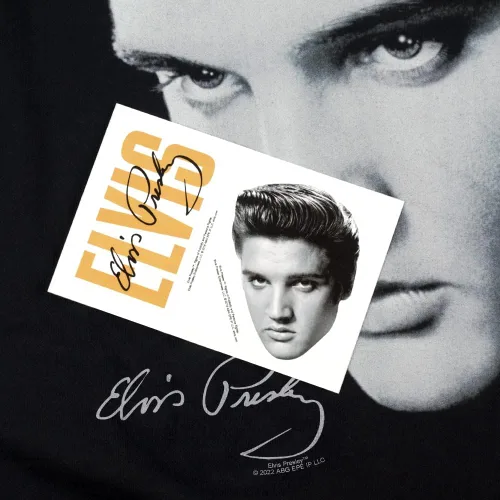 Miniatura 6 de Popfunk Elvis Presley Signature Heartthrob Music T Shirt Stickers
