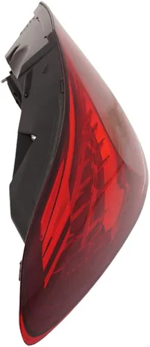 Miniatura 4 de KarParts360 Conjunto de luz trasera para Mercedes-Benz C300/C43 AMG 2019 2020 2021 lado del conductor Lente transparente y roja LED Reemplazo