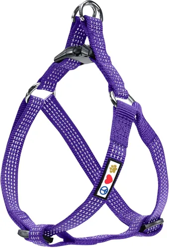 Miniatura 21 de Pawtitas Arnés Reflectante Step-in para Perro – Chaleco Ajustable Anti-Tirones para Cachorros a Perros Mayores, Seguro y Cómodo, L Negro