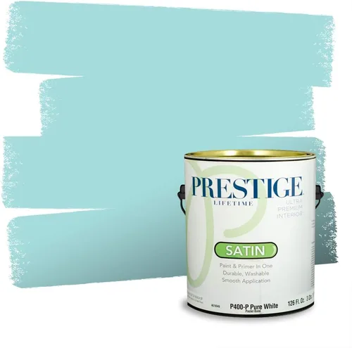 Miniatura 713 de Pintura Exterior + imprimación PRESTIGE, todo-en-uno, 1 galón, acabado mate, color comparable al Valspar* Royal Gray* VS151-Gris real
