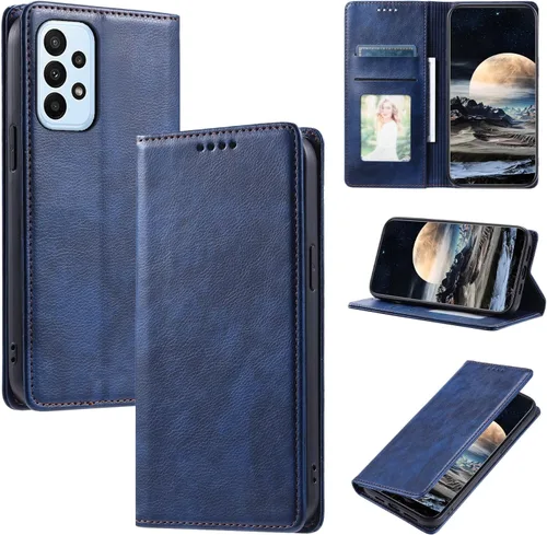 Miniatura 31 de Funda de cuero compatible con Google Pixel 7, compatible con Google Pixel 7 5G GVU6C GQML3 Flip Folio PU Funda de cuero negro