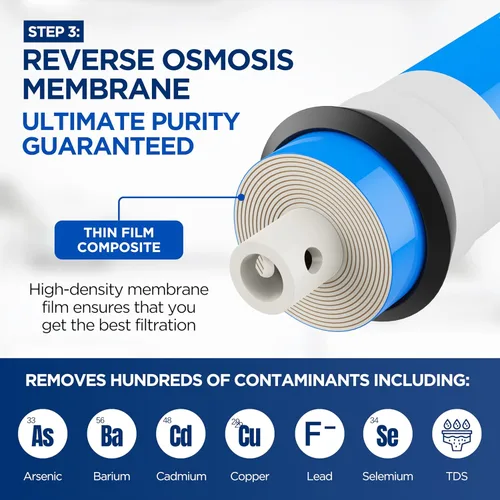 Miniatura 4 de Culligan AquaCleer AC-30 - Cartucho, filtro y membrana de repuesto compatible con sistema de ósmosis inversa, 4