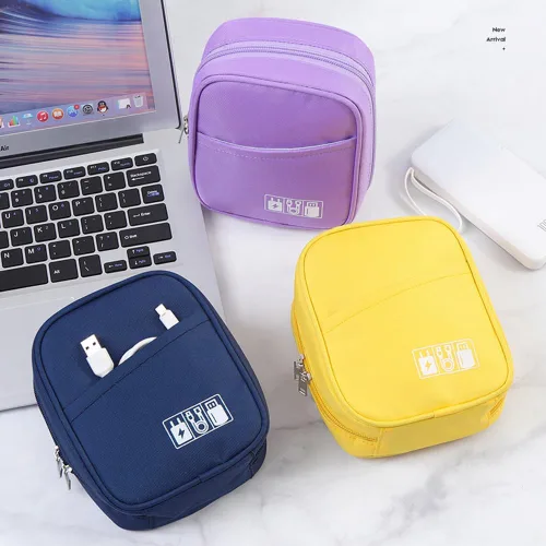 Miniatura 2 de E-Tree Bolsa de almacenamiento para pequeños dispositivos electrónicos y accesorios, bolsa técnica, funda organizadora electrónica compatible