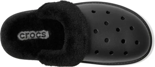 Miniatura 5 de Crocs - Pantuflas unisex para adultos, clásicas con forro, de pelo mullido