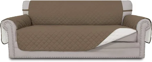 Miniatura 121 de Easy-Going - Funda para sofá, futón y sillón sin reposabrazos, reversible, resistente al agua, para mascotas y niños (azul oscuro/azul claro)