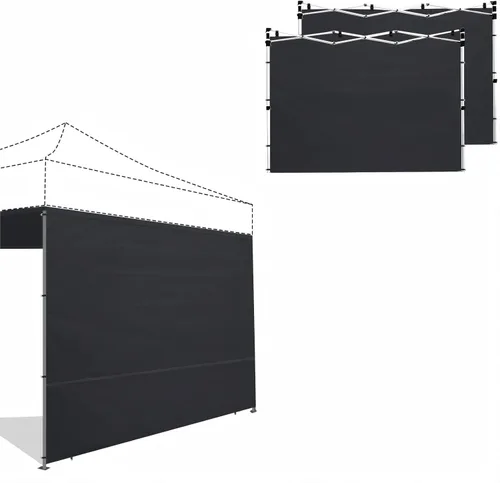 Joramoy Paredes laterales de tienda de campaña para toldo desplegable de 10 x 10, paquete de 3 protectores solares instantáneos para toldo,