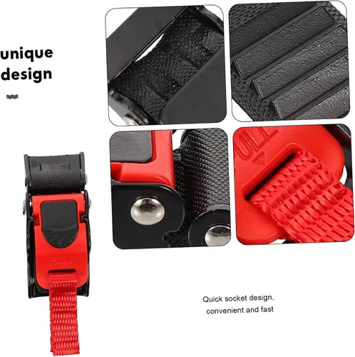 Miniatura 2 de STOBAZA Accessories 2pcs Motorcycle Quick Release Buckle Chin Strap Clip Easy to Install Stainless Steel