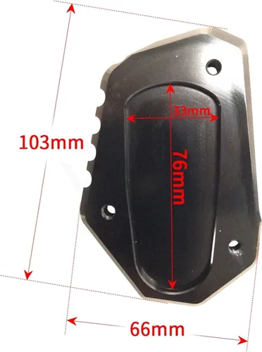 Miniatura 3 de Soporte lateral de pie para Suzuki para VStrom 1000 DL1000 para V-Strom 1000XT 2014 2020 2021 2022 (color A negro)