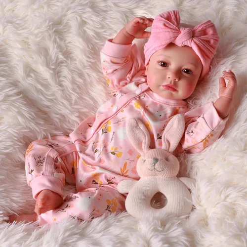 Miniatura 9 de BABESIDE Reborn Baby Doll Boy - Muñeca realista de vinilo suave de 20 pulgadas con cuerpo posable y accesorios, muñeca de bebé recién nacido
