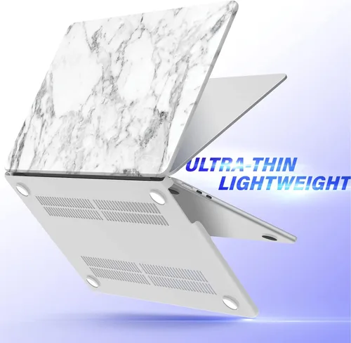 Miniatura 27 de IBENZER Funda para MacBook Air de 13 pulgadas 2026 2025 2024 2023 2022 M4 A3240 M3 A3113 M2 A2681, funda rígida con cubierta de teclado ScreenFilm